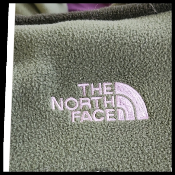 The North Face fleece Green Full Zipper Jacket Fleece Size XXL● - Picture 6 of 9